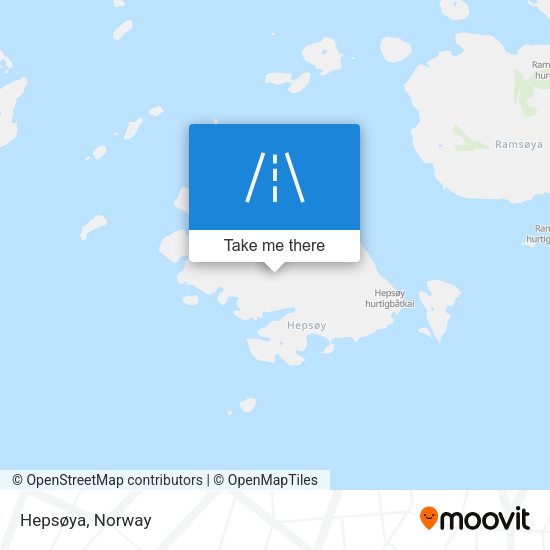 Hepsøya map