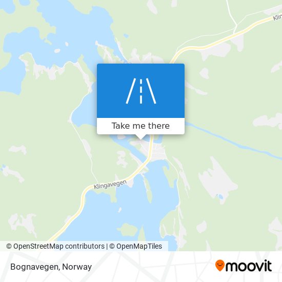 Bognavegen map