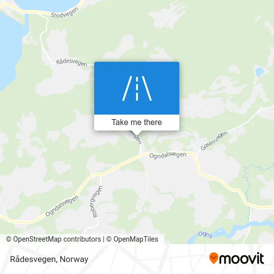 Rådesvegen map