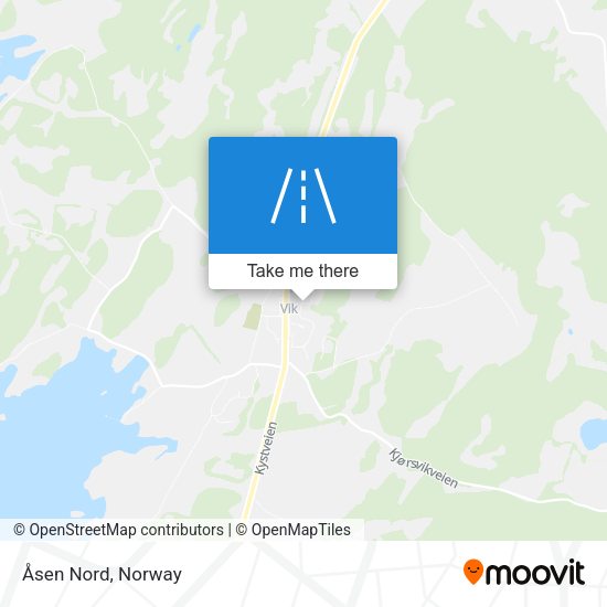 Åsen Nord map