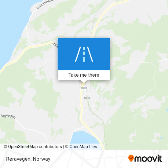 Røravegen map