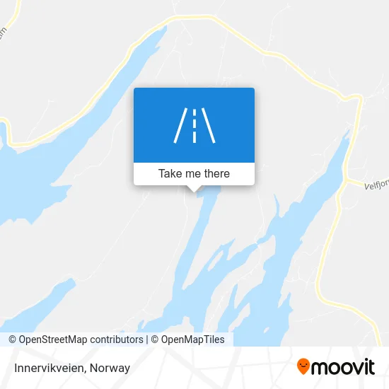 Innervikveien map
