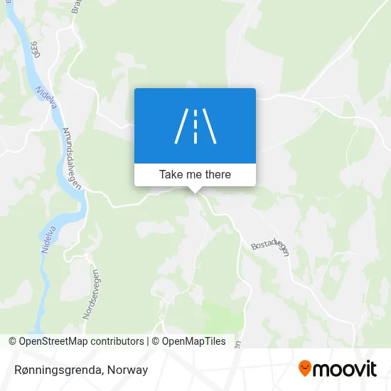 Rønningsgrenda map