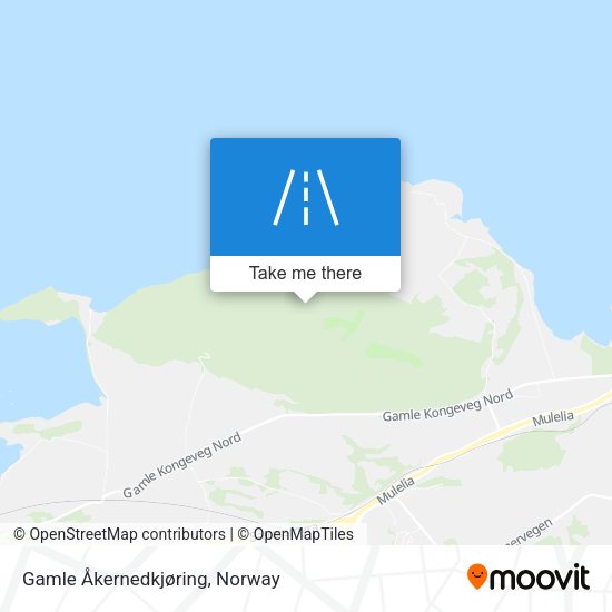 Gamle Åkernedkjøring map