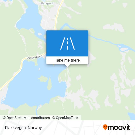 Flakkvegen map