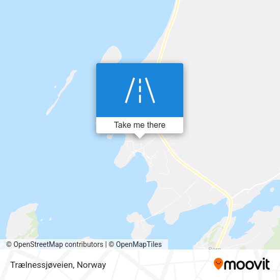 Trælnessjøveien map