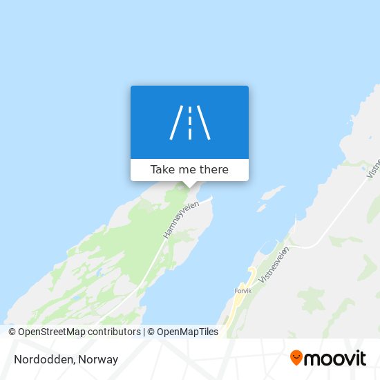 Nordodden map