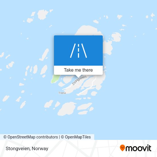 Stongveien map