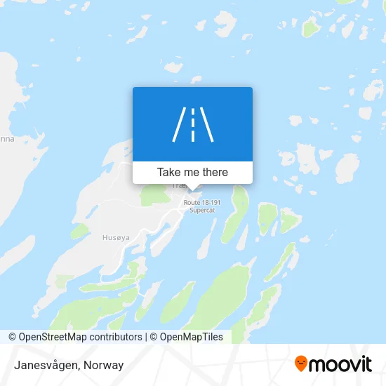 Janesvågen map