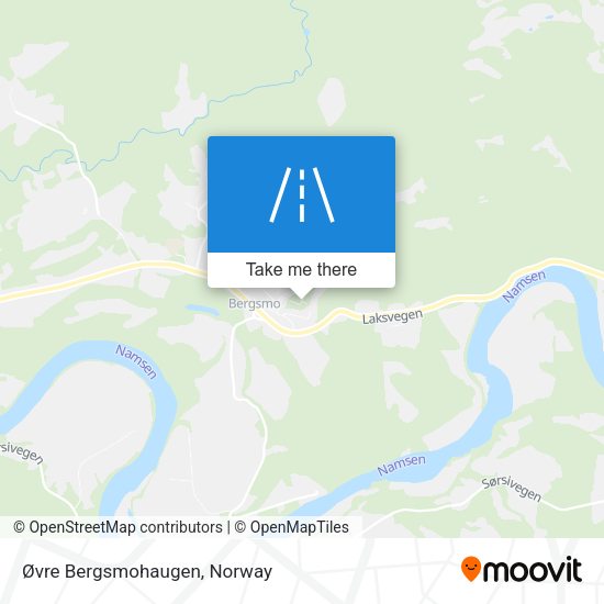 Øvre Bergsmohaugen map