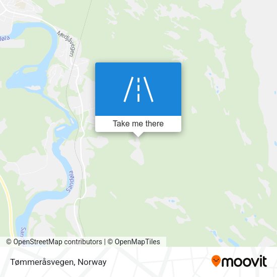 Tømmeråsvegen map