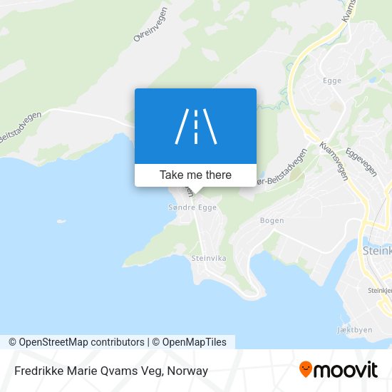 Fredrikke Marie Qvams Veg map