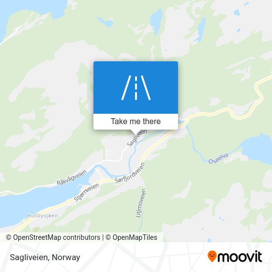 Sagliveien map