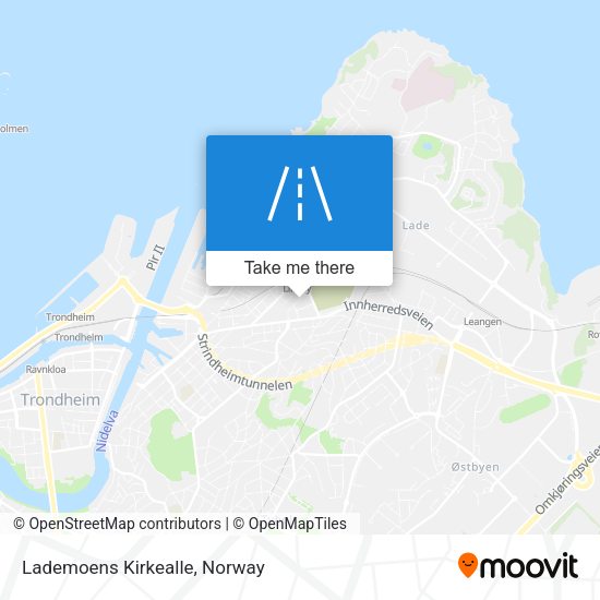 Lademoens Kirkealle map