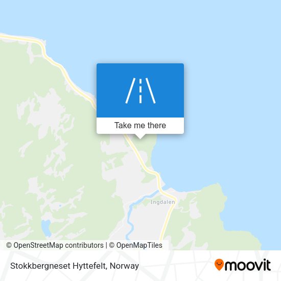 Stokkbergneset Hyttefelt map