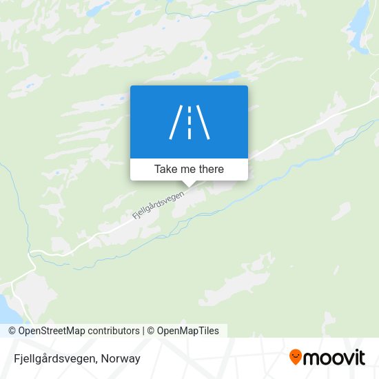 Fjellgårdsvegen map