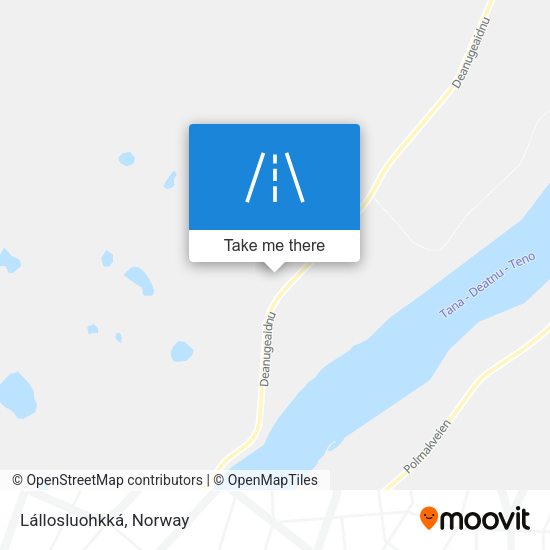 Lállosluohkká map