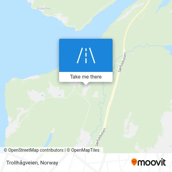 Trollhågveien map