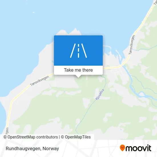 Rundhaugvegen map