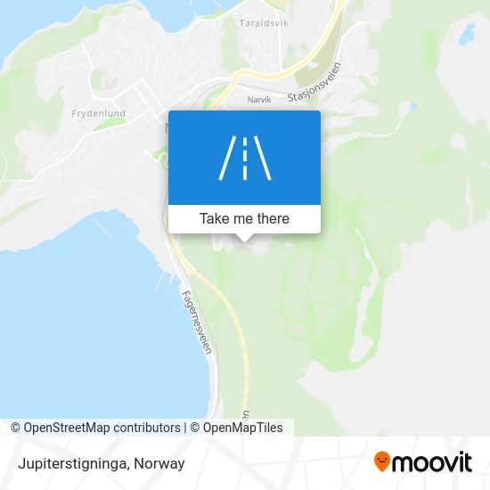 Jupiterstigninga map