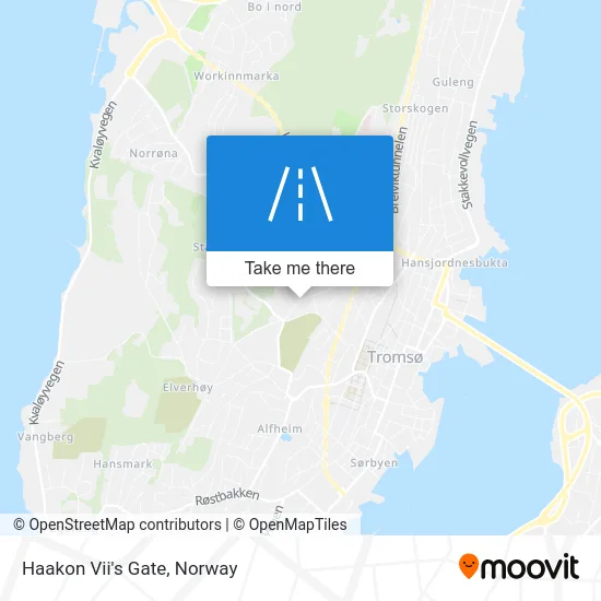 Haakon Vii's Gate map