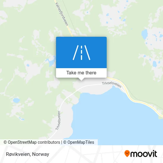 Røvikveien map