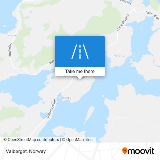 Valberget map