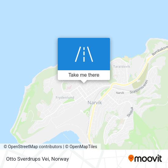 Otto Sverdrups Vei map