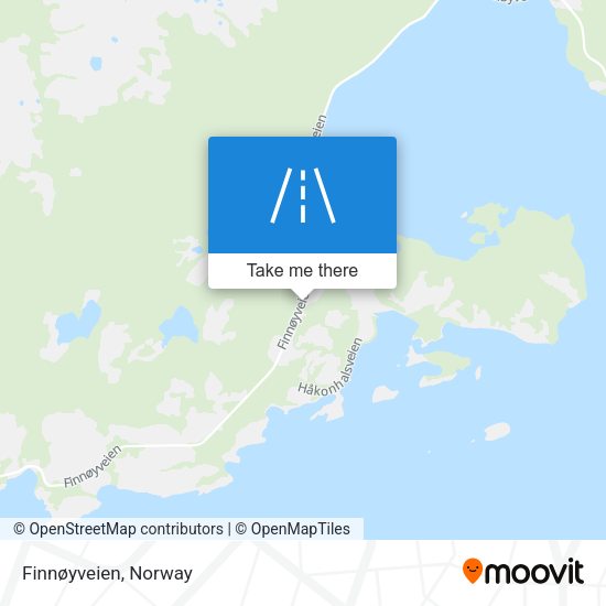 Finnøyveien map