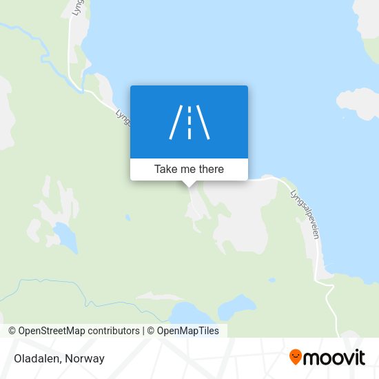 Oladalen map