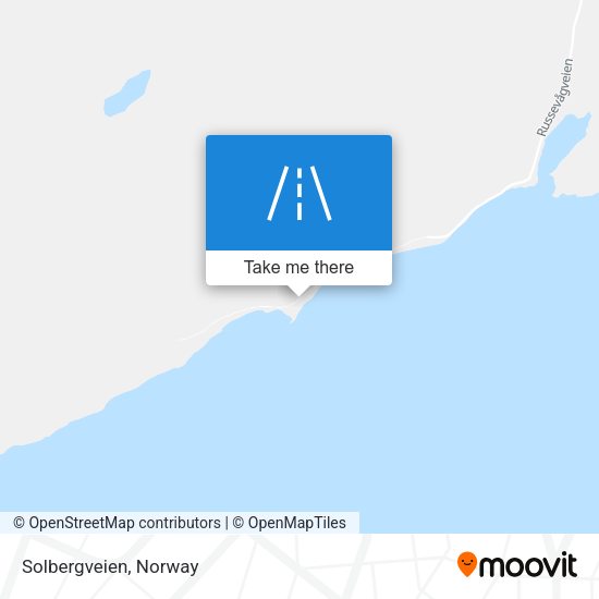 Solbergveien map