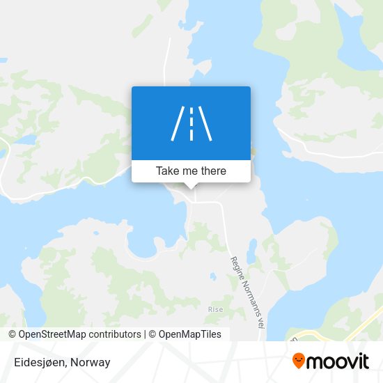 Eidesjøen map