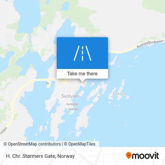 H. Chr. Størmers Gate map