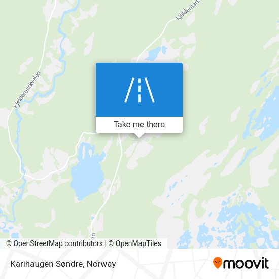 Karihaugen Søndre map