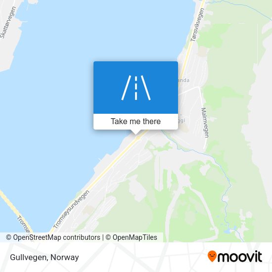 Gullvegen map