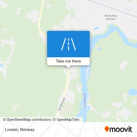 Liveien map