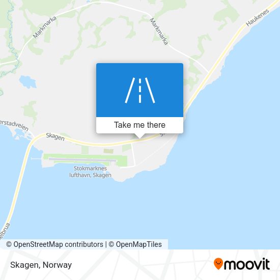 Skagen map