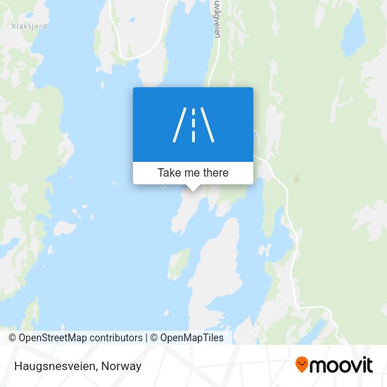 Haugsnesveien map