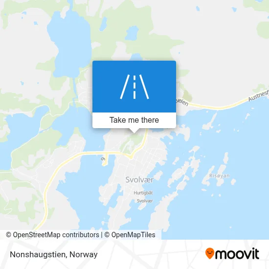 Nonshaugstien map
