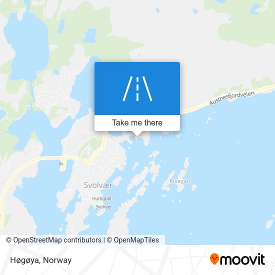 Høgøya map