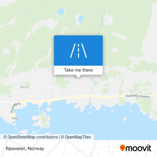 Røaveien map