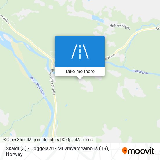 Skaidi (3) - Doggejávri - Muvravárseaibbuš (19) map