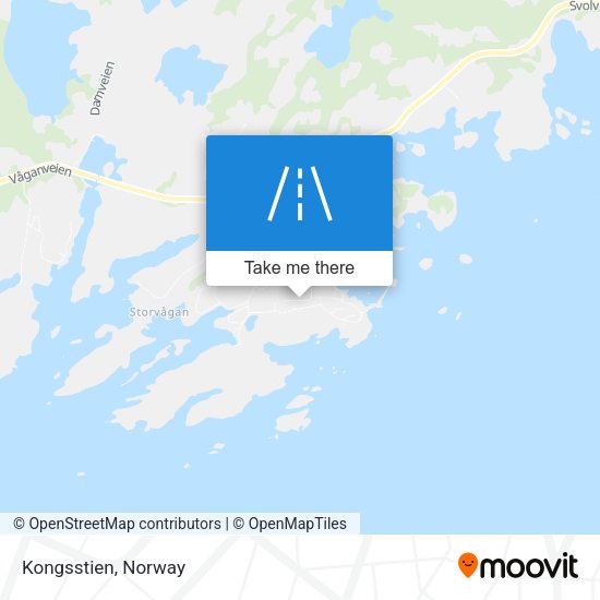 Kongsstien map