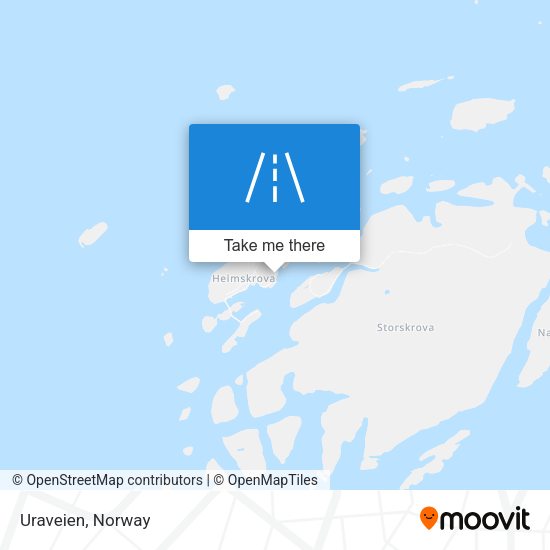 Uraveien map