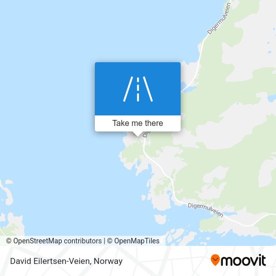 David Eilertsen-Veien map