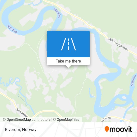 Elverum map