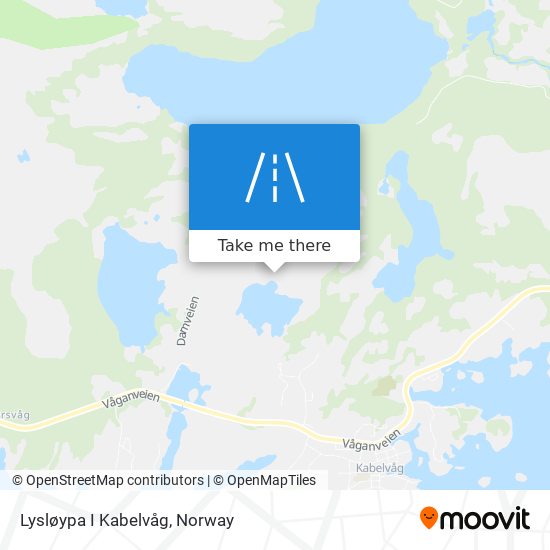 Lysløypa I Kabelvåg map