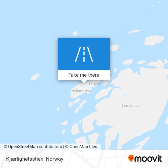 Kjærlighetsstien map