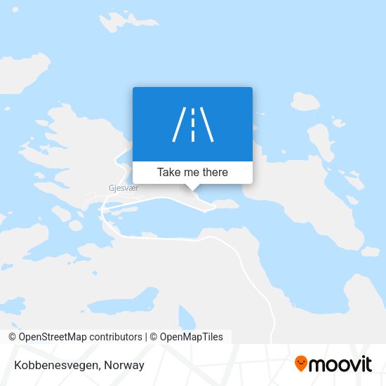 Kobbenesvegen map