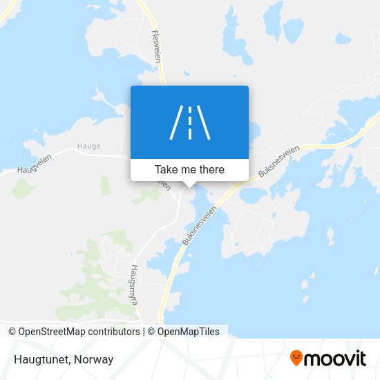 Haugtunet map